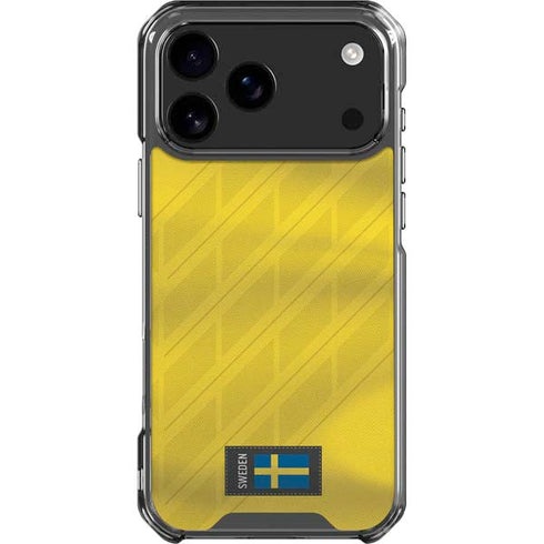 Sweden Soccer Flag iPhone 18 Pro Max Clear Case
