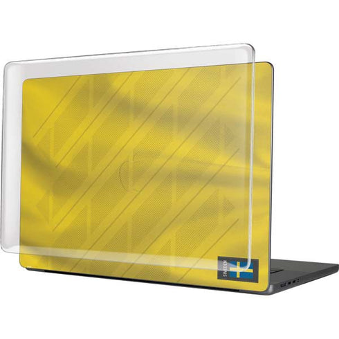 Sweden Soccer Flag MacBook Cases