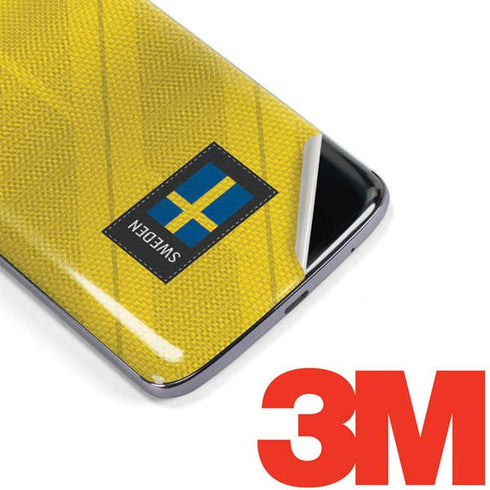 Sweden Soccer Flag Moto E5 Plus Skin