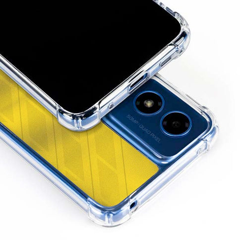 Sweden Soccer Flag Moto G Play 4G (2024) Clear Case