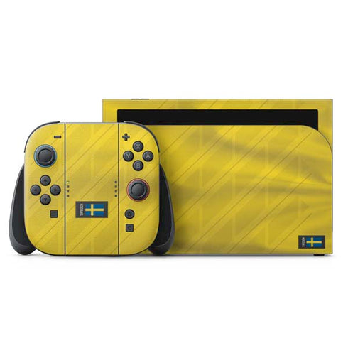 Sweden Soccer Flag Nintendo Switch 2 (2025) with Joy-Con Skin