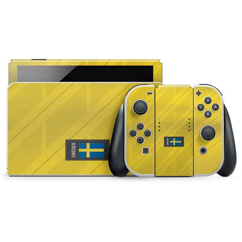 Sweden Soccer Flag Nintendo Skins