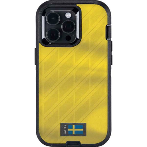 Sweden Soccer Flag Otterbox Defender iPhone Skin
