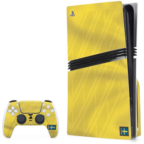 Sweden Soccer Flag PS5 Pro Disk Bundle Skin