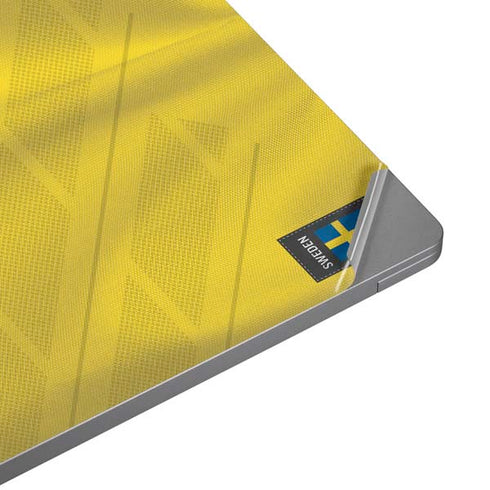 Sweden Soccer Flag Laptop Skins