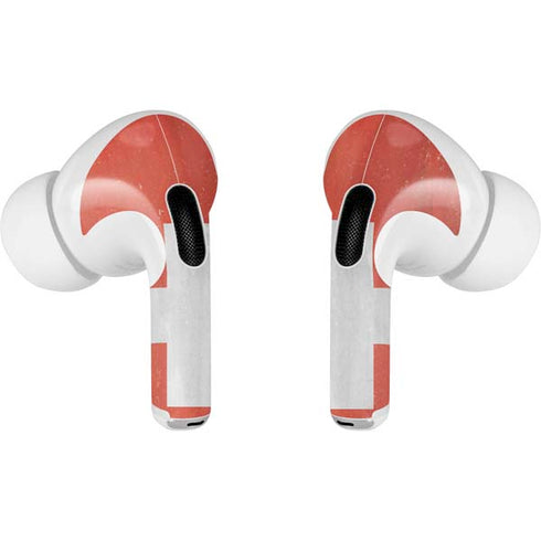 Switzerland Flag Distressed AirPods Skins