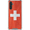 Switzerland Flag Distressed Galaxy A17 Clear Case