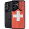 Switzerland Flag Distressed Galaxy S24 FE Kickstand Case
