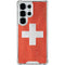 Switzerland Flag Distressed Galaxy S25 Ultra Clear Case
