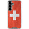 Switzerland Flag Distressed Galaxy S26 Clear Case