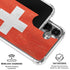 Switzerland Flag Distressed Galaxy S26 Plus Clear Case