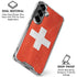 Switzerland Flag Distressed Galaxy S26 Plus Clear Case