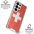 Switzerland Flag Distressed Galaxy S26 Ultra Clear Case