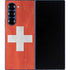 Switzerland Flag Distressed Galaxy Z Fold6 Skin