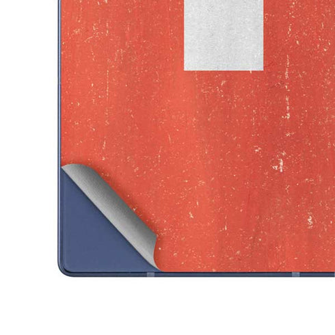 Switzerland Flag Distressed Galaxy Z Fold6 Skin