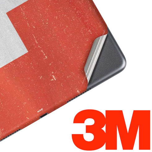 Switzerland Flag Distressed iPad Skins