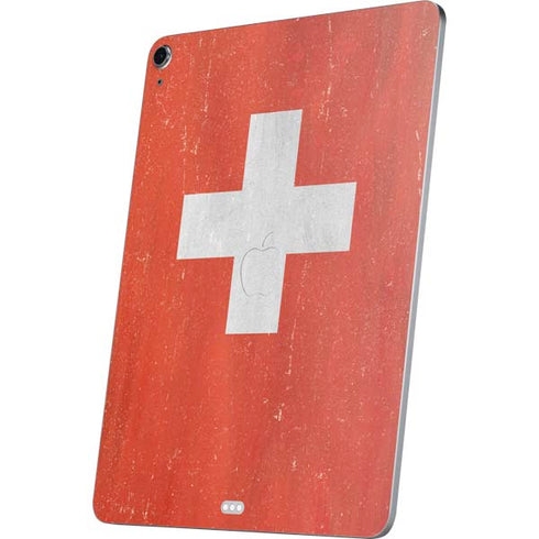 Switzerland Flag Distressed Apple iPad Air Skin