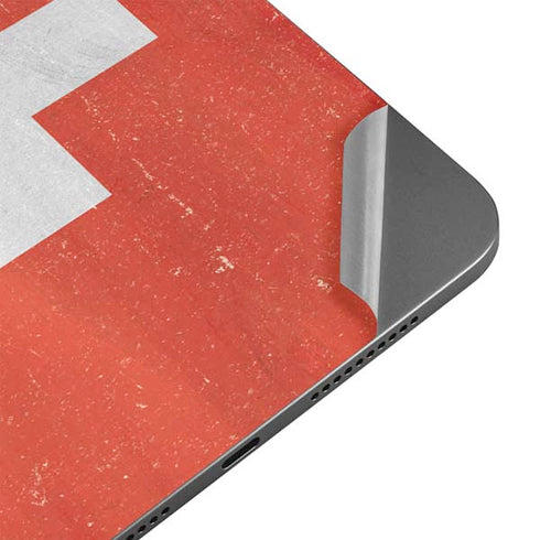 Switzerland Flag Distressed Apple iPad Mini Skin