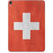Switzerland Flag Distressed Apple iPad Pro Skin
