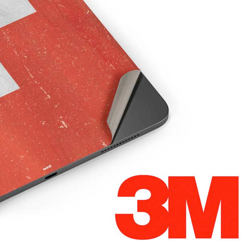 Switzerland Flag Distressed Apple iPad Pro Skin