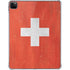 Switzerland Flag Distressed iPad Pro 11in (2024) Clear Case