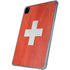 Switzerland Flag Distressed iPad Pro 11in (2024) Clear Case