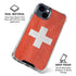 Switzerland Flag Distressed iPhone 15 Clear Case