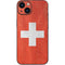 Switzerland Flag Distressed iPhone 15 Skin
