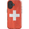 Switzerland Flag Distressed iPhone 16 Impact Case