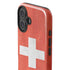 Switzerland Flag Distressed iPhone 16 Impact Case