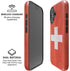 Switzerland Flag Distressed iPhone 16 Magsafe Impact Case