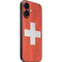 Switzerland Flag Distressed iPhone 16 Plus Skin
