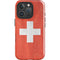 Switzerland Flag Distressed iPhone 16 Pro Impact Case