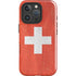 Switzerland Flag Distressed iPhone 16 Pro Impact Case