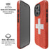 Switzerland Flag Distressed iPhone 16 Pro Magsafe Impact Case