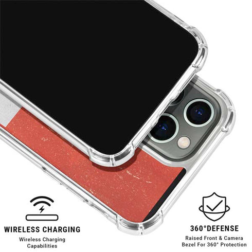 Switzerland Flag Distressed iPhone 16 Pro Max Clear Case