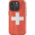 Switzerland Flag Distressed iPhone 16 Pro Max Impact Case