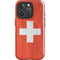 Switzerland Flag Distressed iPhone 16 Pro Max Magsafe Impact Case