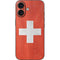 Switzerland Flag Distressed iPhone 16 Skin