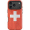 Switzerland Flag Distressed iPhone 18 Pro Max Impact Case
