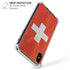 Switzerland Flag Distressed iPhone X/XS Clear Case