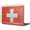 Switzerland Flag Distressed MacBook Cases