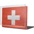 Switzerland Flag Distressed MacBook Cases