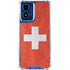 Switzerland Flag Distressed Moto G 5G (2024) Clear Case