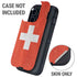 Switzerland Flag Distressed Otterbox Defender iPhone Skin