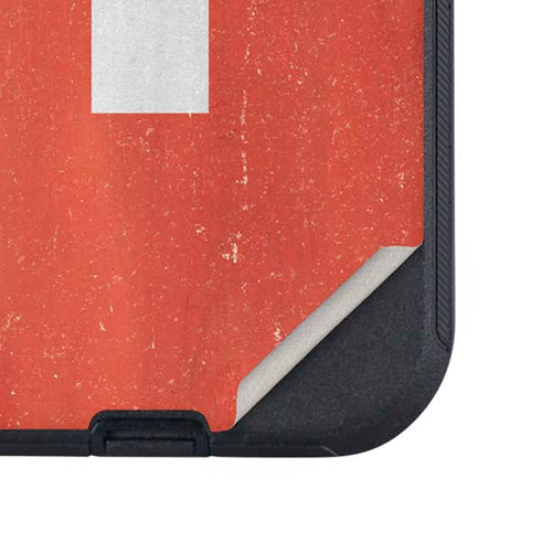 Switzerland Flag Distressed Otterbox Defender iPhone Skin