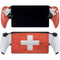 Switzerland Flag Distressed PlayStation Portal Remote Player Skin
