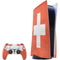 Switzerland Flag Distressed PlayStation PS5 Skins