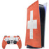 Switzerland Flag Distressed PlayStation PS5 Skins