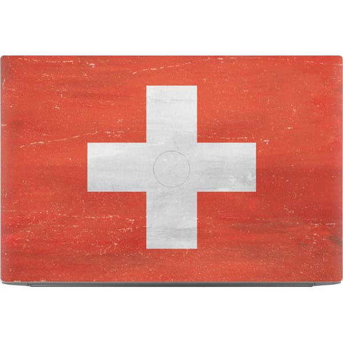 Switzerland Flag Distressed Dell XPS Skin